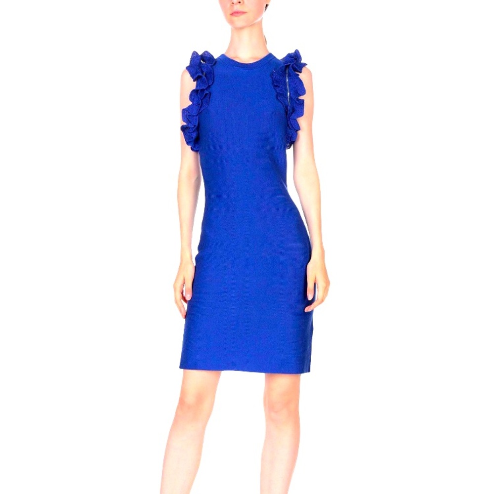3.1 Phillip Lim Zip-Trim Ruffle Sleeve Dress